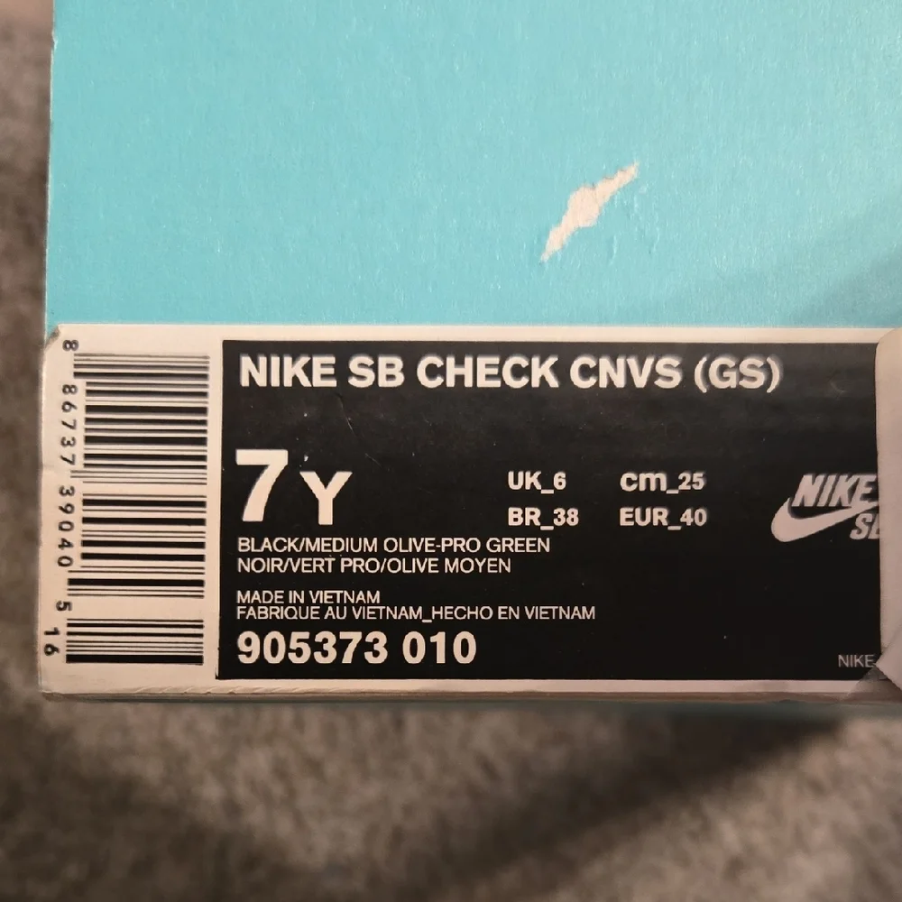 Nike SB Check Canvas GS Camo Check - Picture 2 of 8